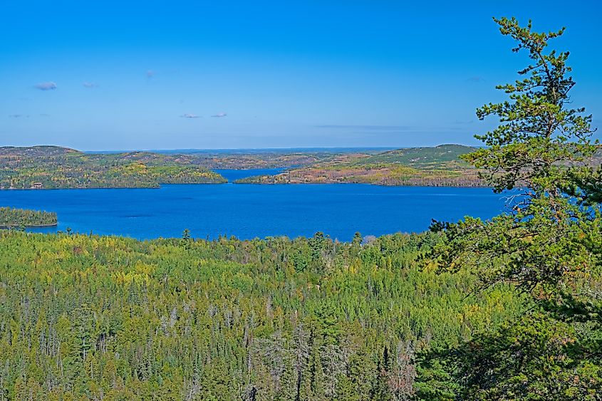 Gunflint Lake along the Gunflint Trail National Scenic Byway.