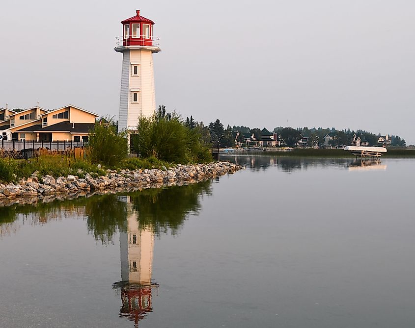 Light House in Sylvan Lake, Alberta.