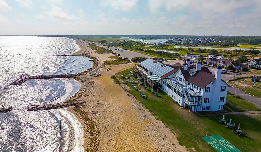 West Dennis Beach in town of Dennis, Cape Cod, Massachusetts