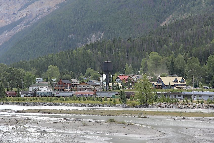 Field, British Columbia from the Trans-Canada highway.