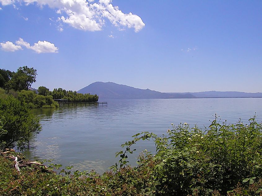 View of Clear Lake, California