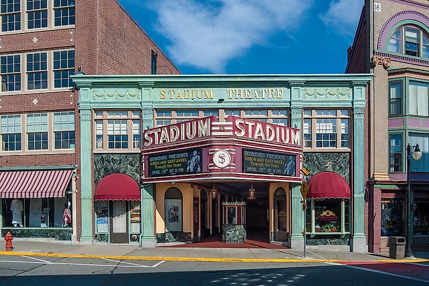 Stadium Theatre, Woonsocket, Rhode Island. 