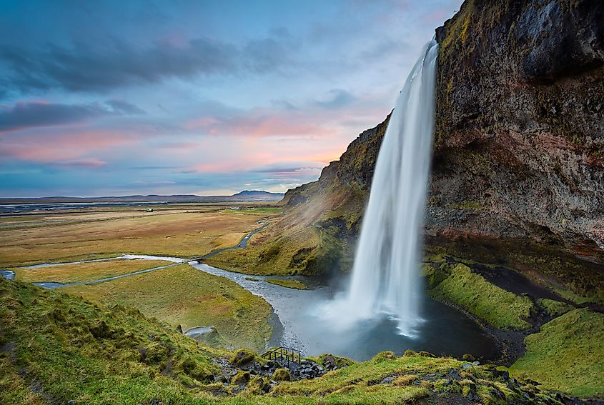 Iceland waterfall