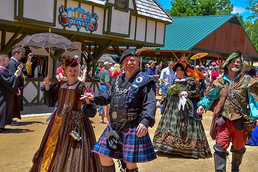 Scarborough Renaissance Festival in Waxahachie, Texas.