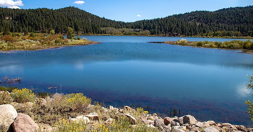 View of Spooner Lake near Lake Tahoe, Nevada