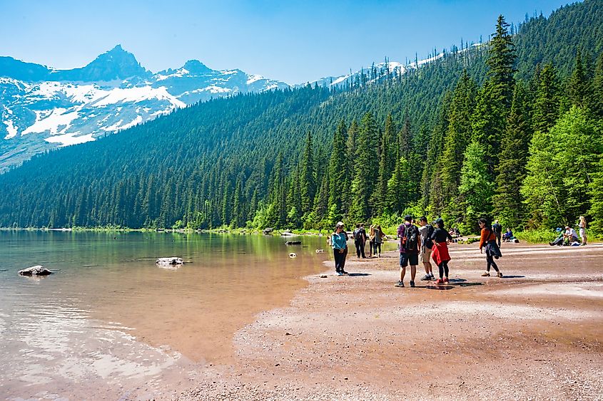 Avalanche Lake near West Glacier, Montana
