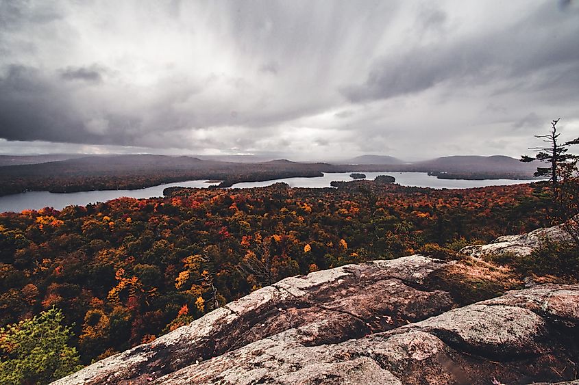 Bald mountain Old Forge, New York.