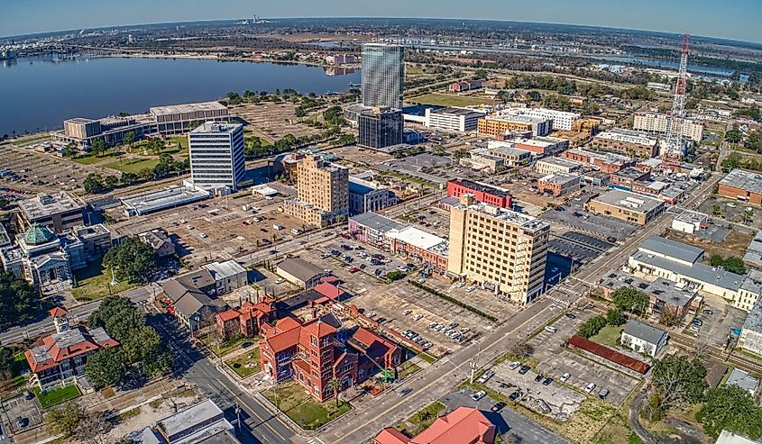 Lake Charles is a Town in Eastern Louisiana