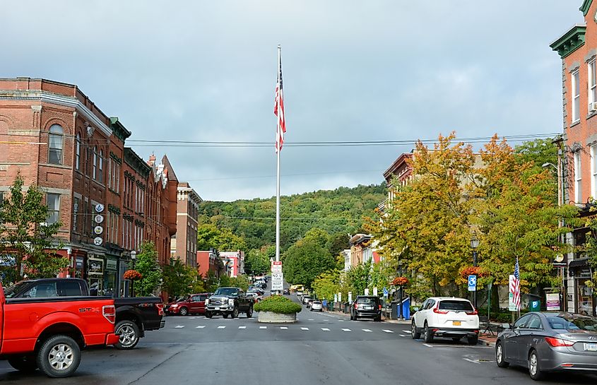 Main Street in Cooperstown, New York.