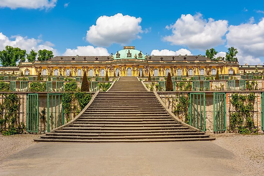 Sanssouci palace and park, Potsdam, Germany.