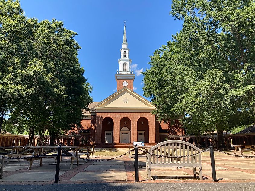 Second Baptist Church on River Road in Tuckahoe, Virginia.