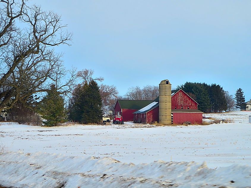 Dairy Farm near Cottage Grove, Wisconsin