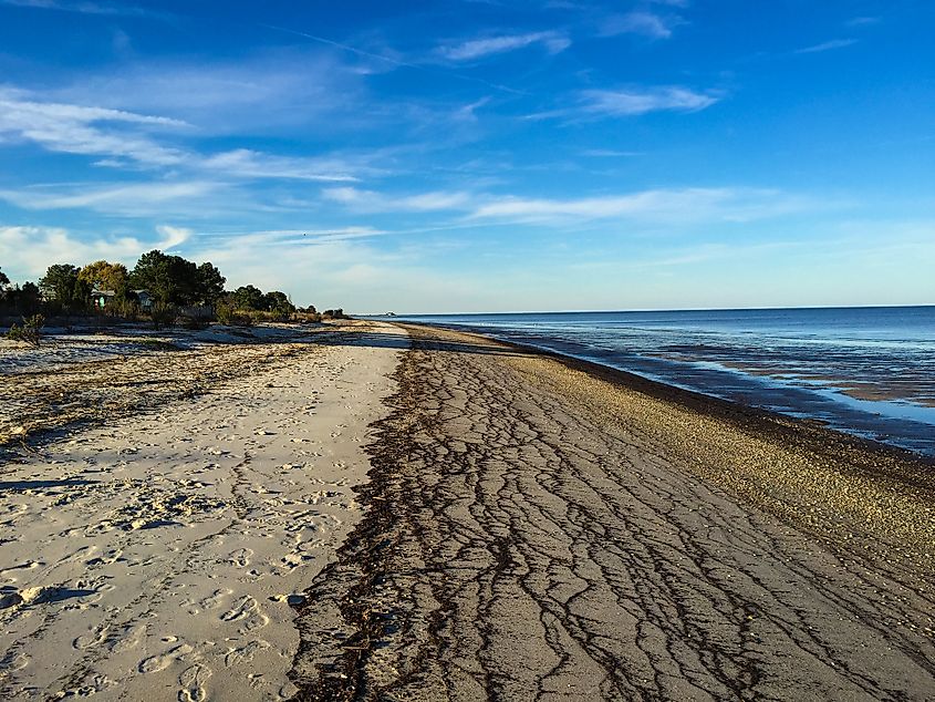Beach at Kitts Hummock in Delaware