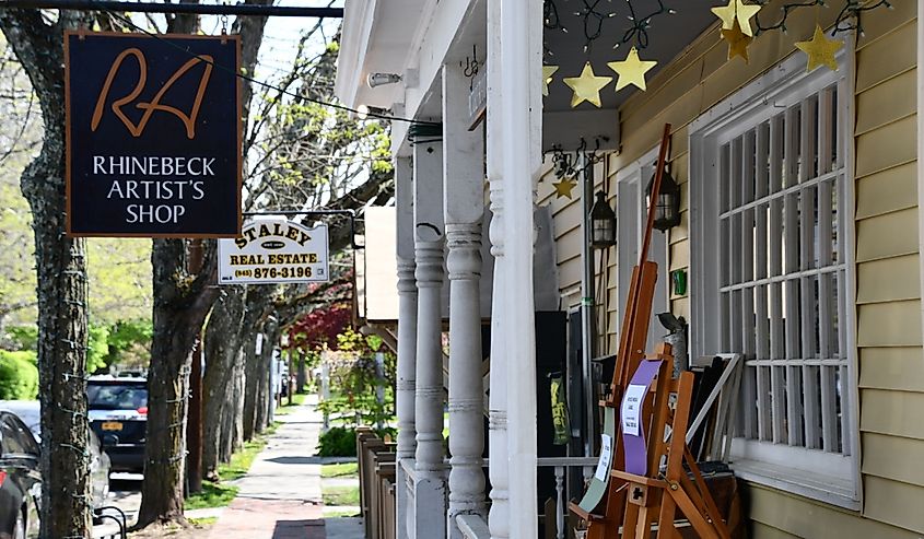 East Market Street in Rhinebeck, New York