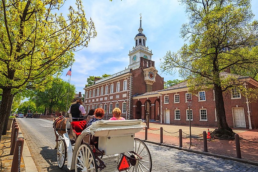 Independence Hall in Philadelphia, Pennsylvania