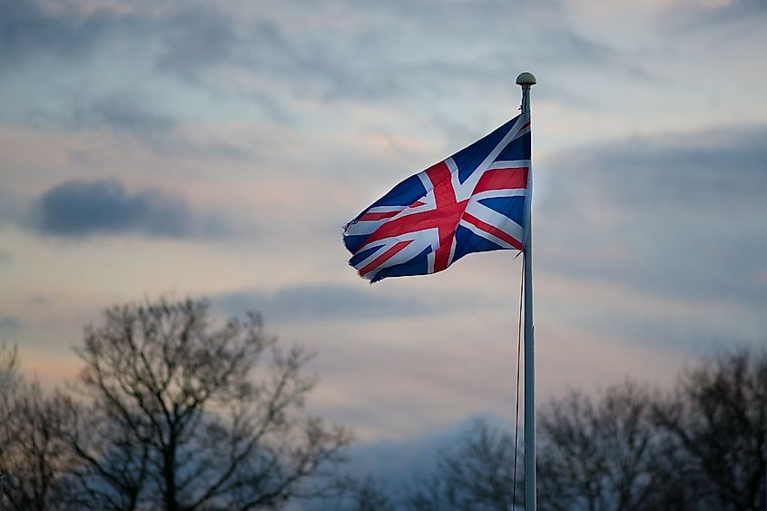 British Union Jack flag