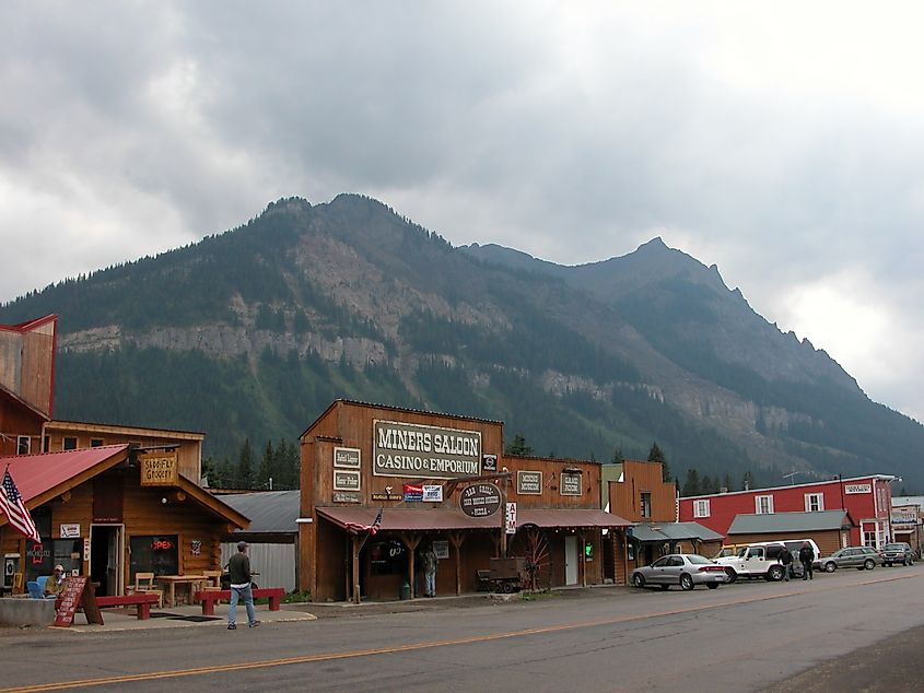 Miners Saloon in Cooke City, Montana.