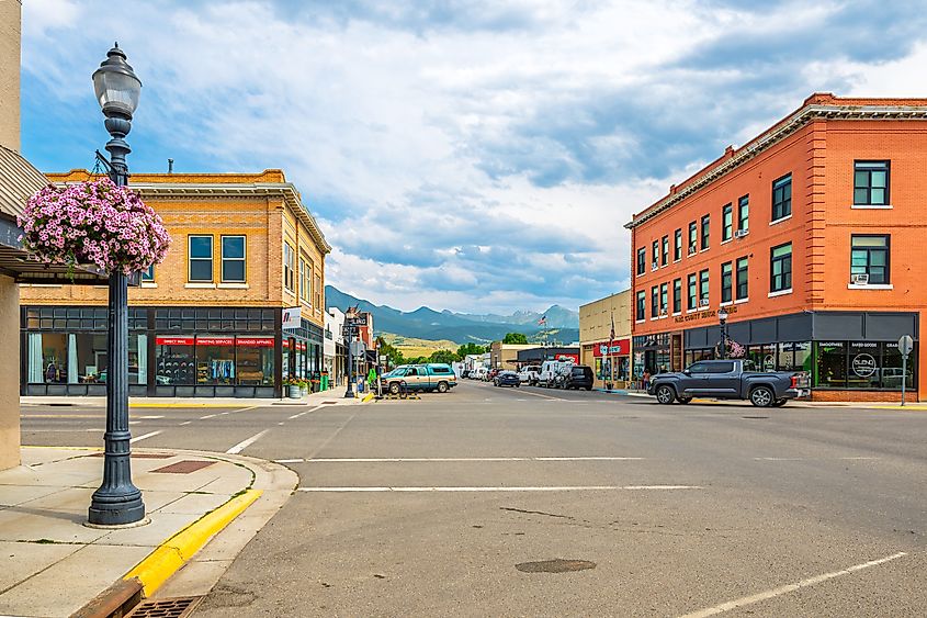 Main Street in Livingston, Montana