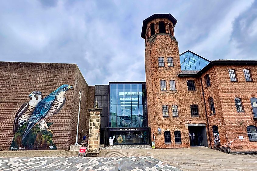 The world's first factory in Derby. Image credit: Bryan Dearsley