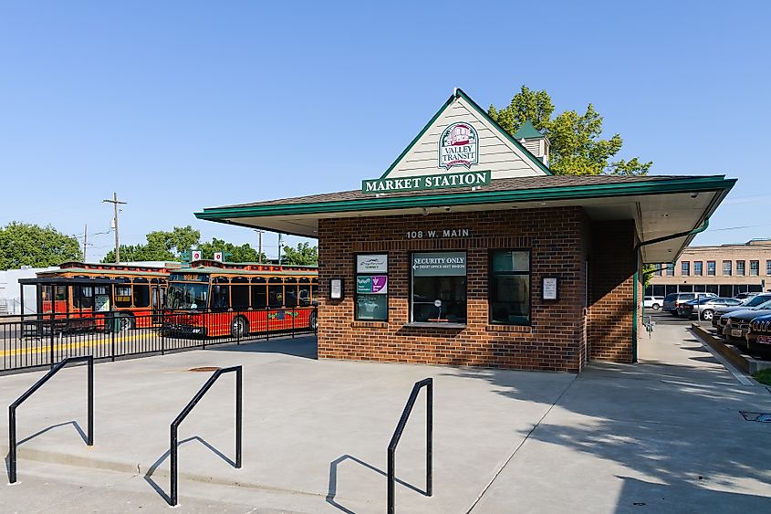 Valley Transit central Market Station in Walla Walla 