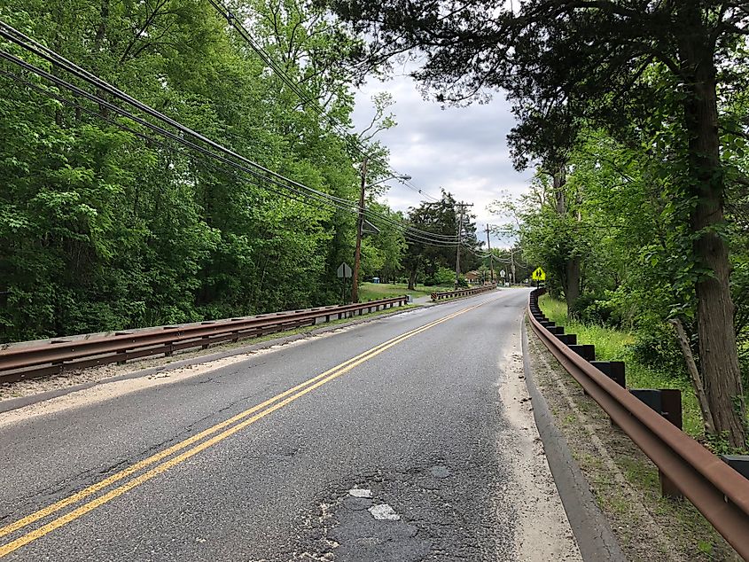 County Route 532 in Medford Lakes, New Jersey.