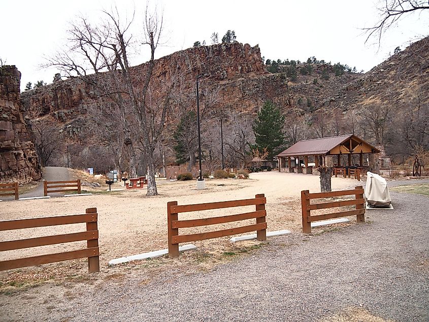 The former mining town of Lyons, Colorado.
