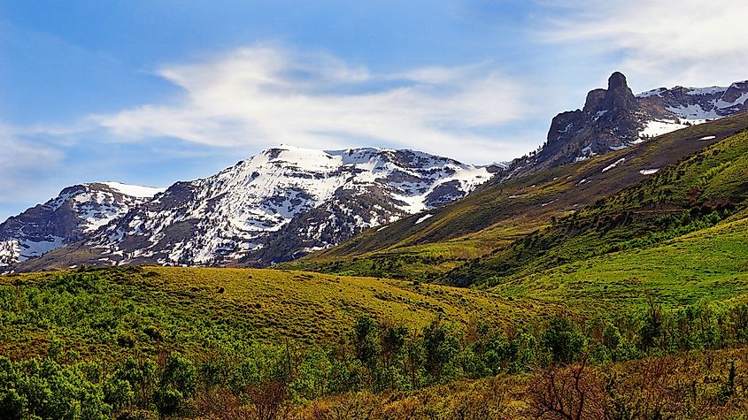 Humbolt Mountains at Angel Lake, Nevada.