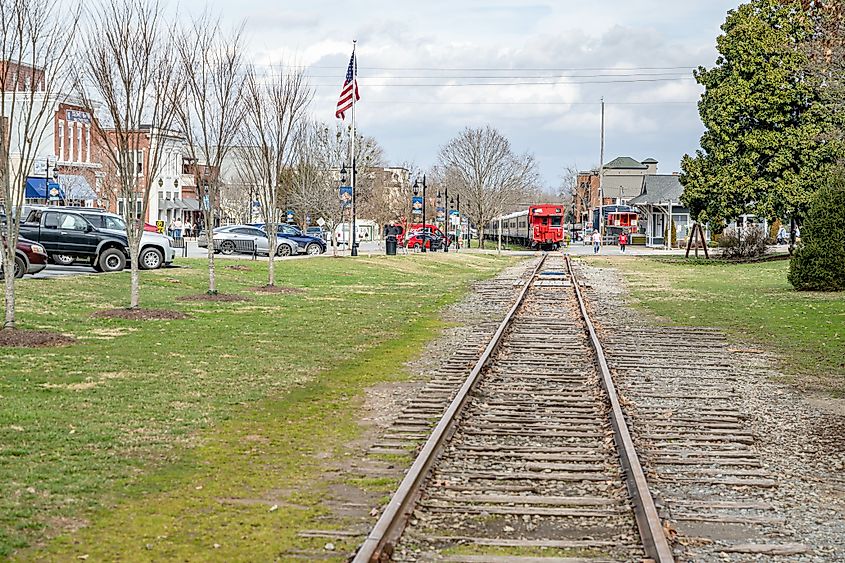 A scene from Blue Ridge, Georgia.