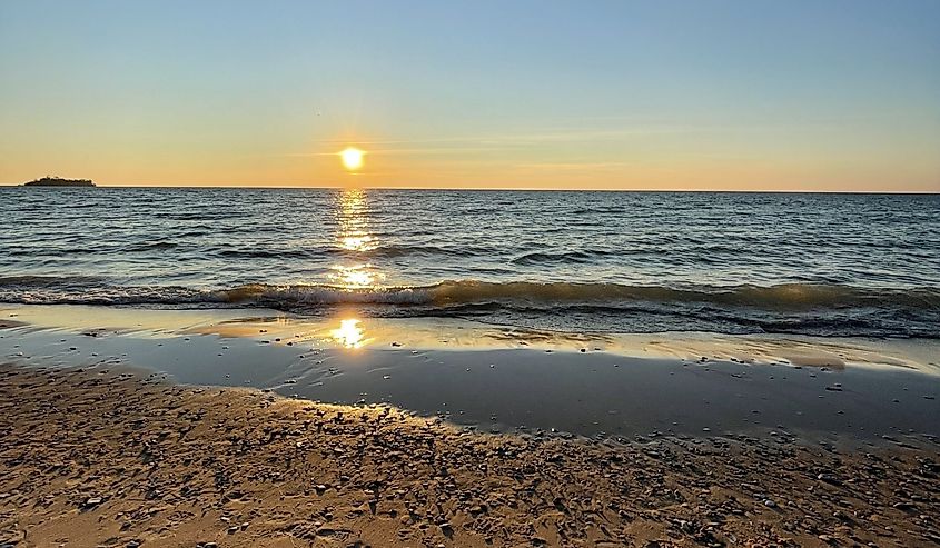 Fisherman’s Island State Park sunset