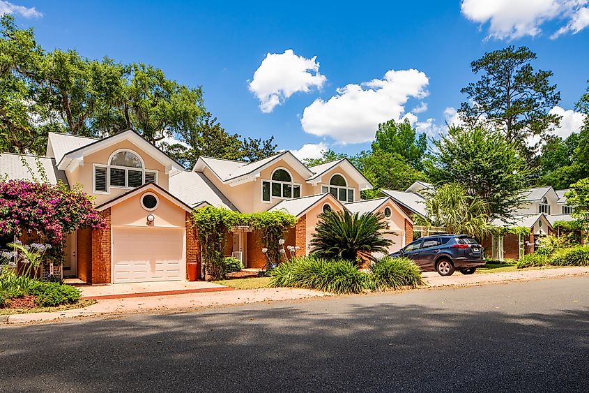 Family houses in Tallahassee, Florida