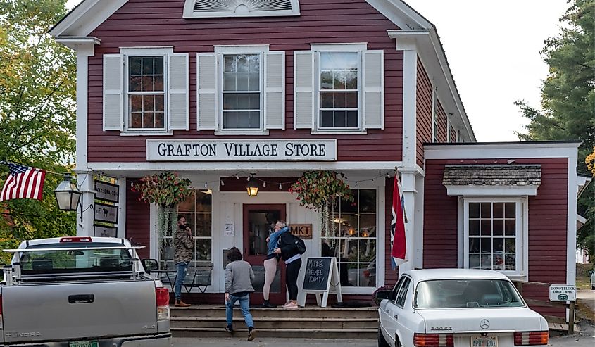 Grafton Village Store, Vermont. Image credit Bob LoCiero via Shutterstock