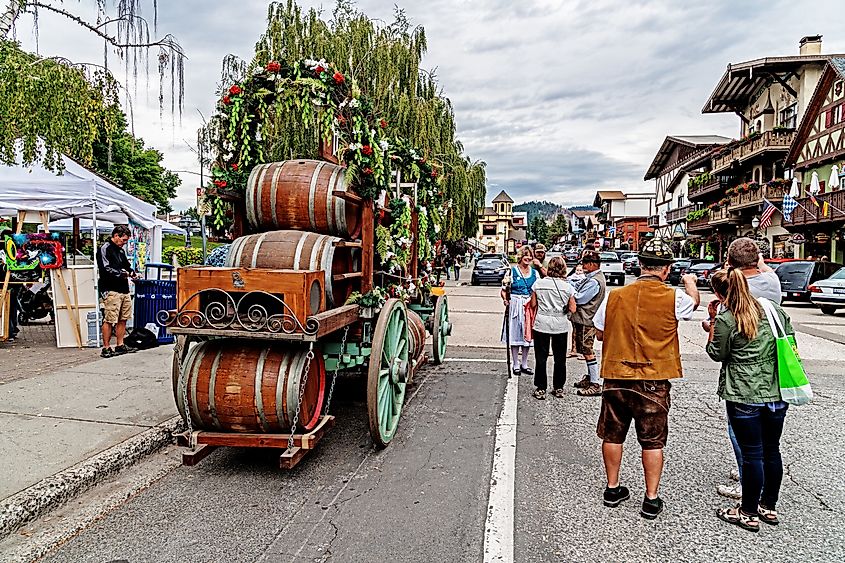 Oktoberfest celebrations in Leavenworth, Washington