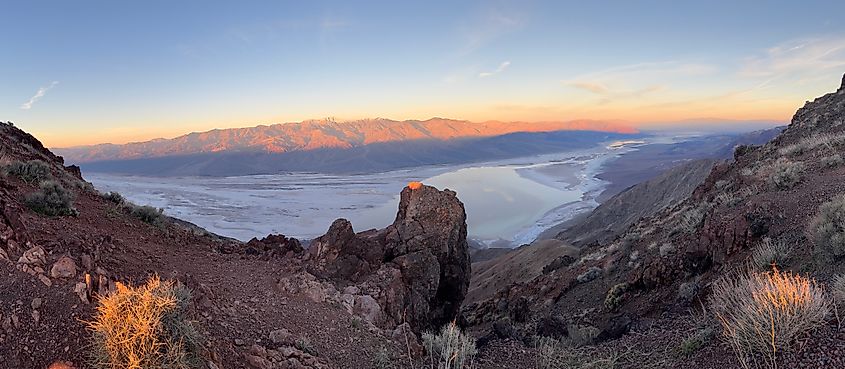 The salt flats of Badwater Basin in Death Valley National Park, California. Credit: Ashgpatel/ Shutterstock.com