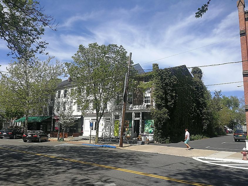 Street view in Greenport, New York