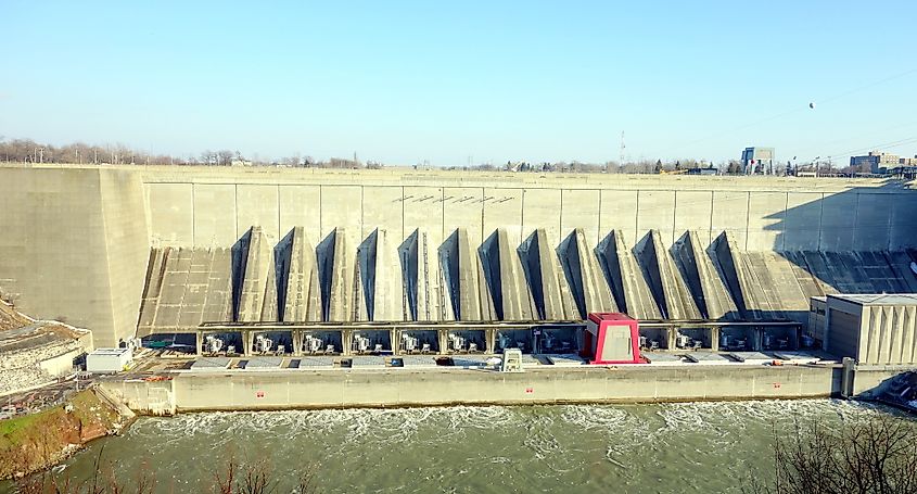 nIAGARA Falls hydroelectric plant