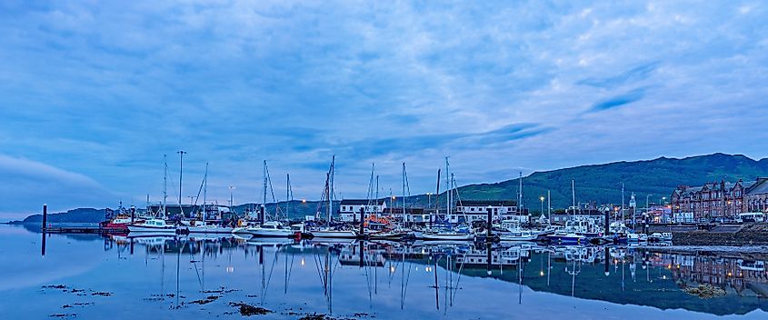 Campbeltown harbour, Argyll and Bute, Scotland. Editorial credit: PJ photography / Shutterstock.com