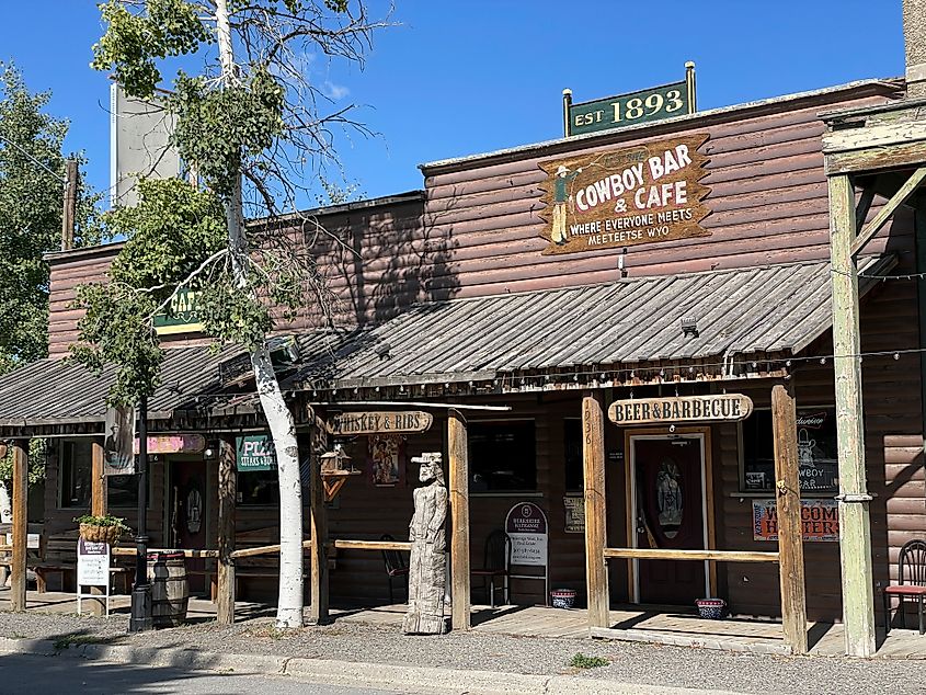 Historic Cowboy Bar in Meeteetse, Wyoming