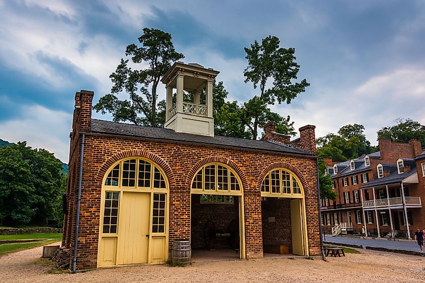 John Brown's Fort in the historic town of Harpers Ferry