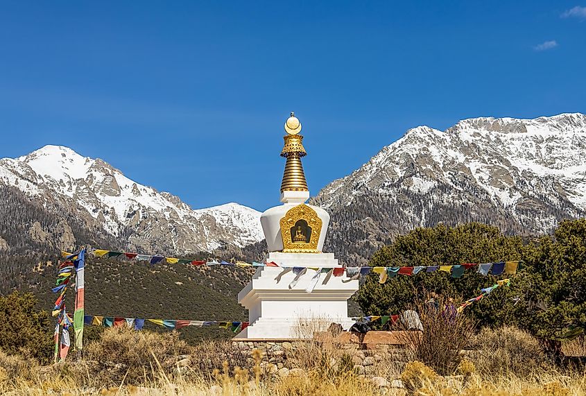 Yeshe Rangsal Stupa, in Crestone, Colorado