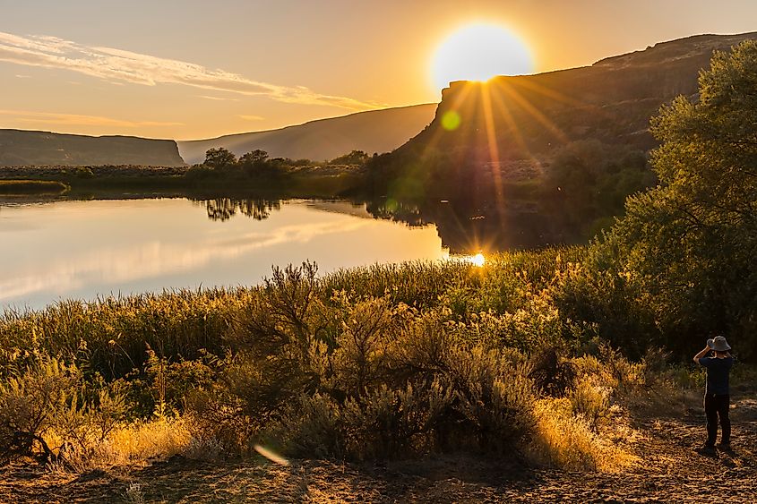 Sun Lakes‑Dry Falls State Park in Washington.