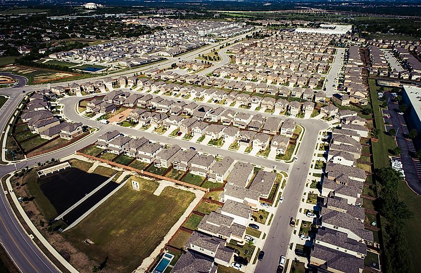 Preston Town Located at the end of Preston Road in Texas