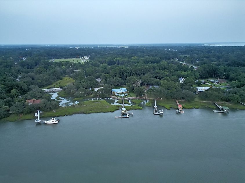 Aerial view of the Raystown, Pennsylvania