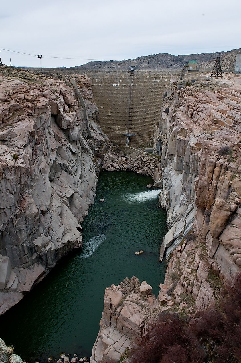Pathfinder Dam in Wyoming