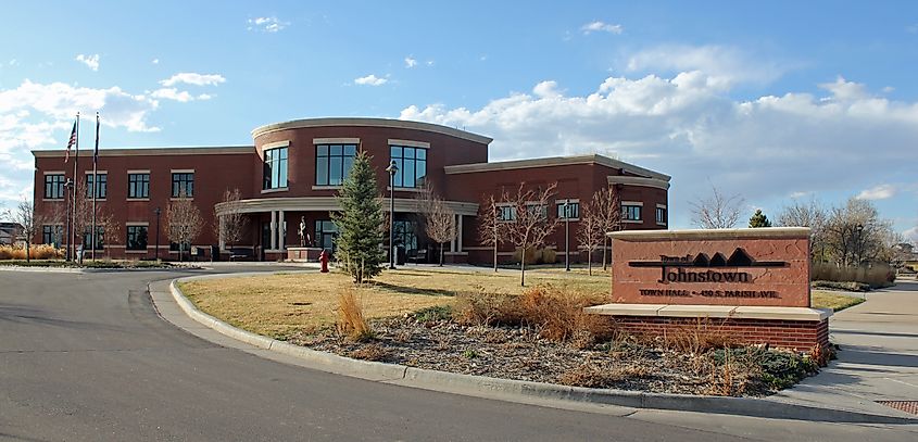 Town Hall in Johnstown, Colorado. 