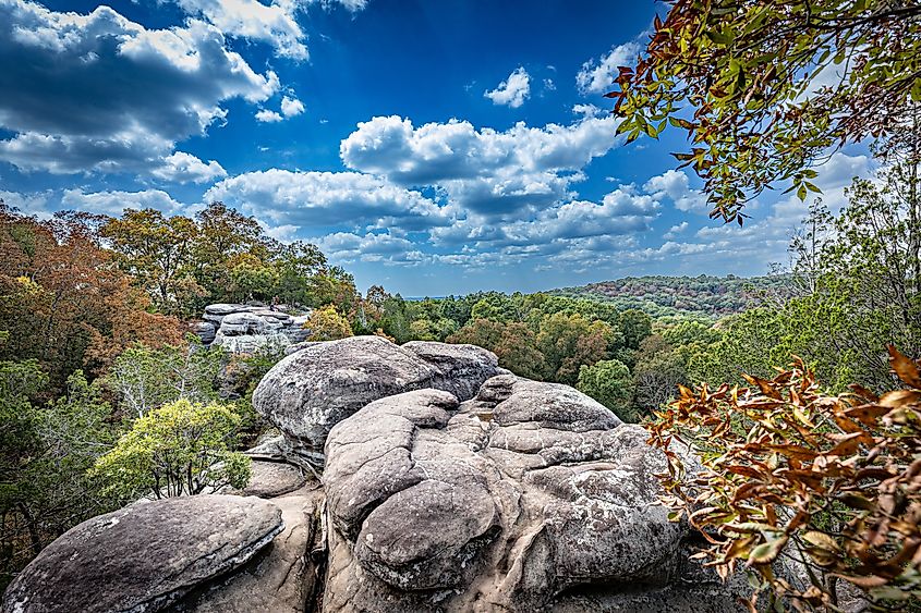 The Garden of Gods in Shawnee National Forest Herod Illinois