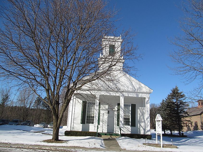 A church in Jericho, Vermont