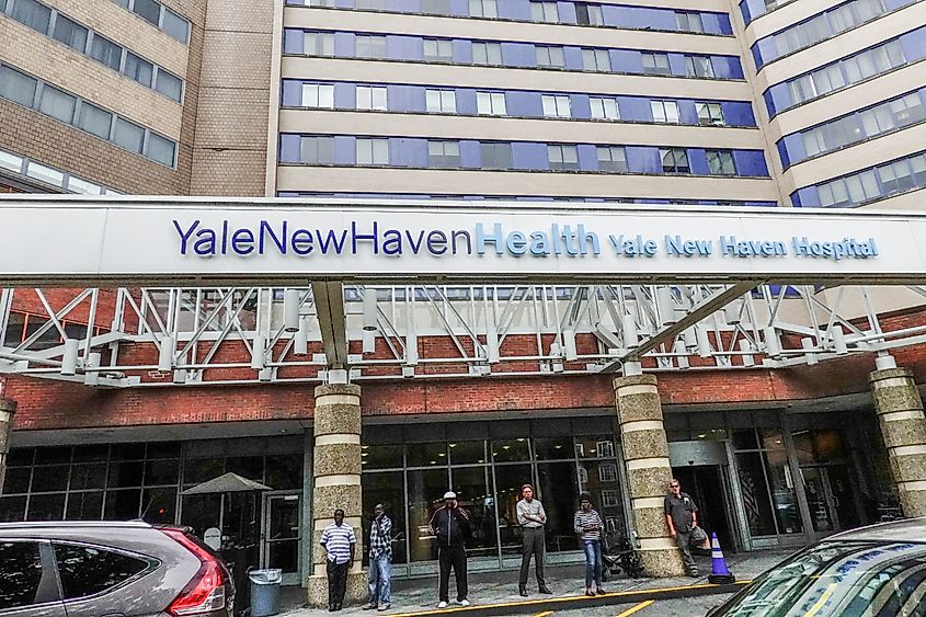 Yale New Haven Hospital. Editorial credit: Alexanderstock23 / Shutterstock.com
