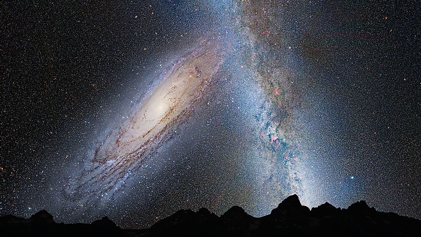 Milky Way and Andromeda