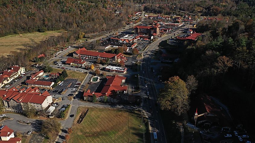 Helen, Georgia in fall