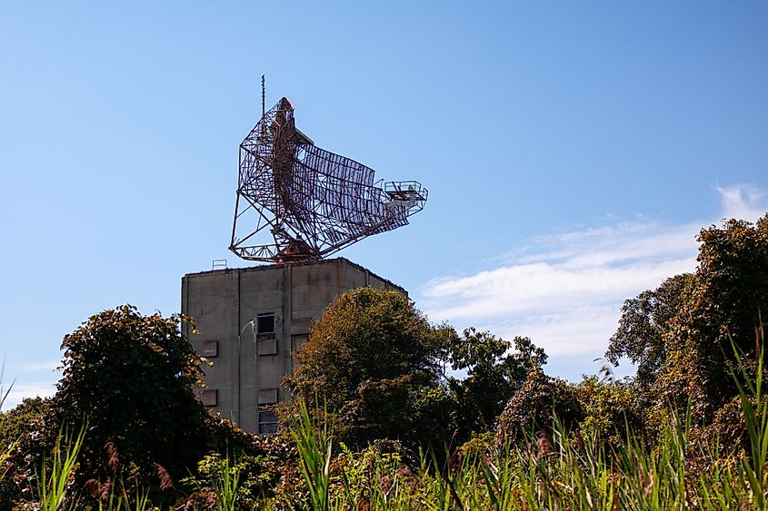 Radar Tower at Camp Hero in Montauk, New York